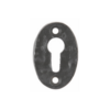 Key Hole Escutcheon (Oval Shape 44l X 29w) 44mm Epoxy Black Each