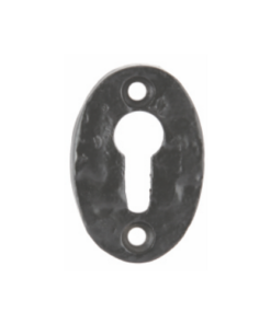 Key Hole Escutcheon (Oval Shape 44l X 29w) 44mm Epoxy Black Each