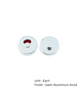 Aluminium Concealed Bathroom Indicator 51mm Satin Anodised Set