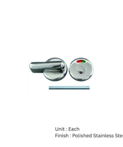 Stainless Steel Bathroom Indicator - Disabled 51mm Polished Stainless Steel Each