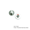 Stainless Steel Bathroom Indicator 51mm Satin Stainless Pack