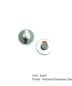 Stainless Steel Bathroom Indicator 51mm Satin Stainless Pack