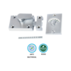 Indicator Bolt - Zinc Die-Cast Electro Brass Each 3 Indicator Bolt - Zinc Die-Cast Electro Brass Each