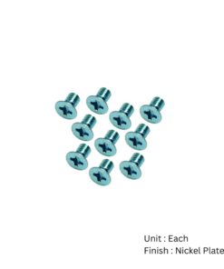 Grub Screw X10 - Nickel Plated Each