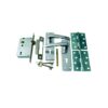 Aluminum Whitworth 3 Lever Lock (100mm Hinges) Satin Anodised Set