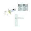 Aluminium Whitworth Bath/Privacy Pack Satin Anodised Set