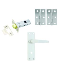 Aluminium Whitworth Bath/Privacy Pack Satin Anodised Set
