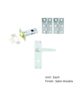 Aluminium Whitworth Bath/Privacy Pack Satin Anodised Set