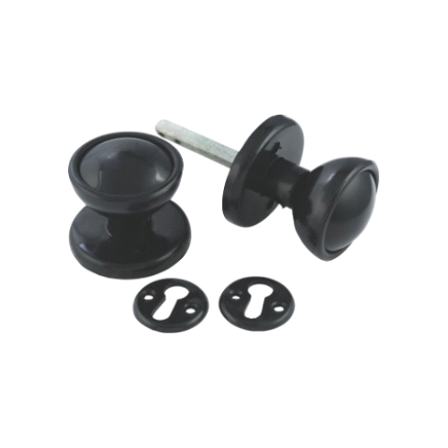 Plastic Rim/Mortice Knob Set 53mm with Multiple Finish 1 Plastic Rim/Mortice Knob Set 53mm with Multiple Finish