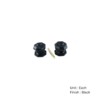 Black Antique Octagonal Mortice Knob Furniture 66mm Epoxy Black Set