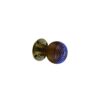 Rosewood Beehive Wooden Mortice Knob 55mm Antique Brass Plate Set