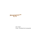 Brass Casement Stay 200mm with Multiple Finish Each
