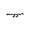 Black Antique Casement Stay - Solid Pattern 250mm Epoxy Black Each