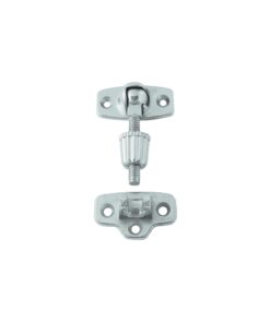 Zinc Diecast A1 Sash Fastener 62 x 45mm with Bright Zinc Plated and Electro Brass Each