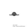 Cast Iron Sash Pulley  Self Colour, All-Cast Construction (Each)