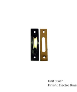 Sash Pulley Nylon Wheel Electro Brass Each