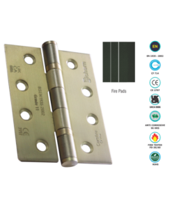 Mild Steel 2 Ball Bearing Hinge - CE11 Pair 100 X 76mm and Available in Different Finish