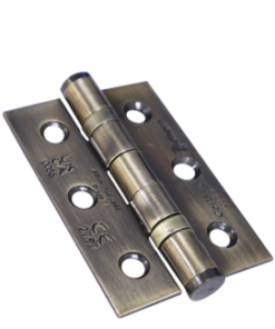 Stainless Steel Ball Bearing Hinge - Pair - CE7 - Boxed 76 X 51mm Satin