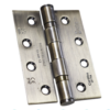 Stainless Steel Ball Bearing Hinge - 1 1/2 Pair - CE13 100 X 76 X 3mm Electro Brass 1 1/2 Pair