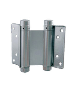 Double Action Spring Hinge - Pair Epoxy Silver With Different Finish Each
