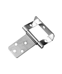 Cranked Flush Hinge - Pair - Prepack 50 X 16mm Electro Brass Pair