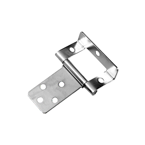 Cranked Flush Hinge - Pair - Prepack 50 X 16mm Electro Brass Pair