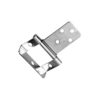 Double Cranked Flush Hinge - Pair - Prepack 50 X 19mm Nickel Plated Pair