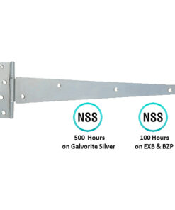 Medium Tee Hinge - Pair - Prepack Epoxy Black, Galvorite Silver, Bright Zinc Plated and Different Sizes