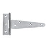 Heavy Scotch Tee Hinges Hot Spelter Galvanised Pair with Multiple Sizes