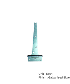 Weighty Tee Hinge - Pair - Prepack 450mm Galvorite Silver Pair