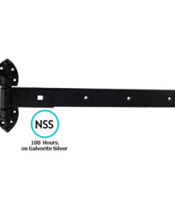 Heavy Reversible Hinge Pair - Epoxy Black, Galvorite Silver, Hot Spelter Gal. with Multiple Sizes