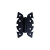 Black Antique Butterfly Hinge - Pair 76mm Epoxy Black Pair
