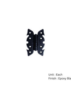 Black Antique Butterfly Hinge - Pair 76mm Epoxy Black Pair