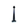 Black Antique Heavy Spear Hinge - Epoxy Black Pair