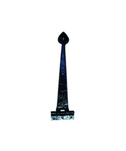Black Antique Heavy Spear Hinge - Epoxy Black Pair