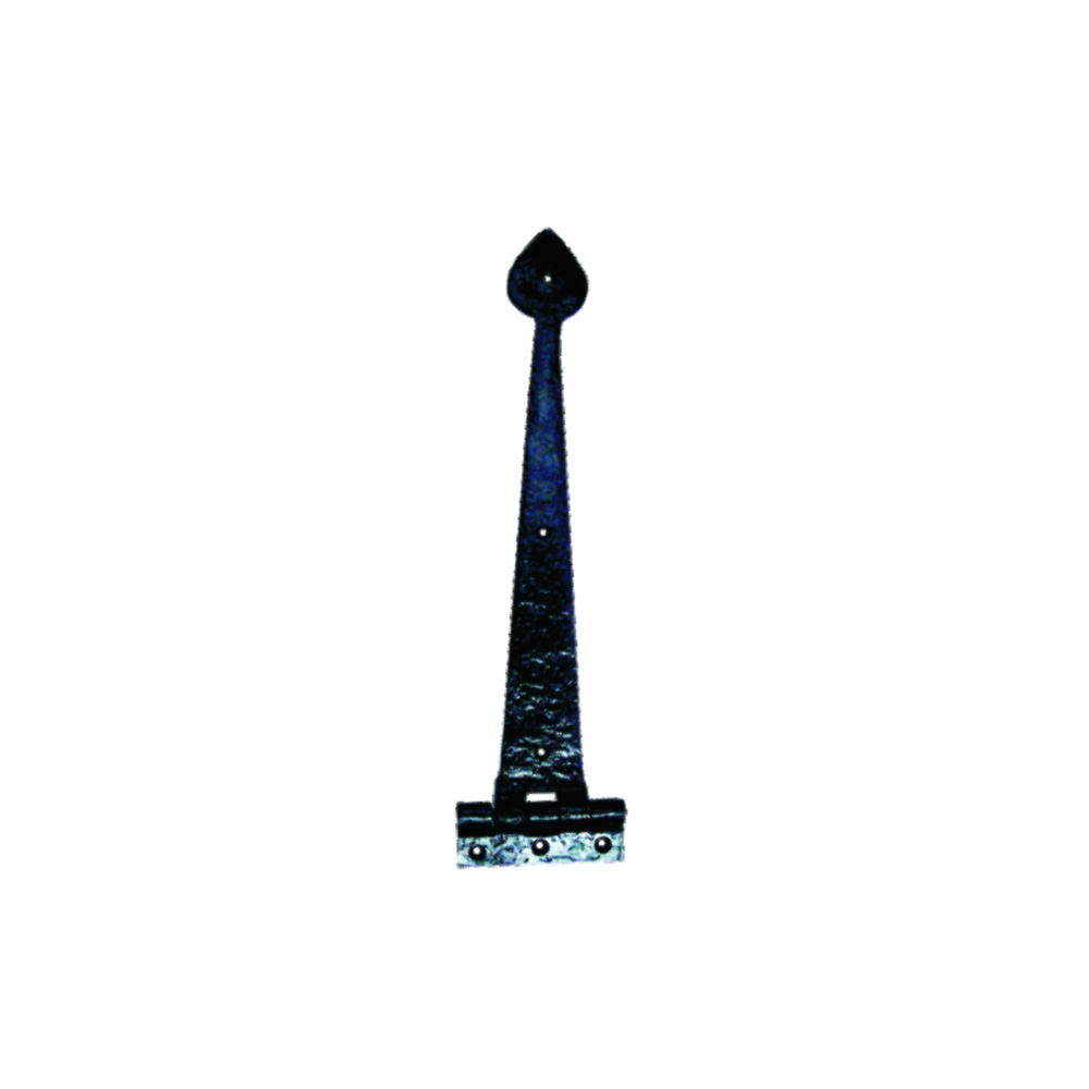 Black Antique Heavy Spear Hinge - Epoxy Black Pair 1 Black Antique Heavy Spear Hinge - Epoxy Black Pair