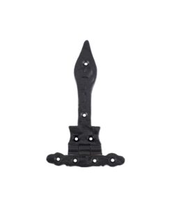 Black Antique Heavy Ornate Hinge - Epoxy Black Pair