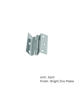 Stormproof Hinge - Pair 63mm Bright Zinc Plated Pair