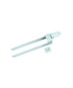 Throw Over Gate Loop With Locking Facility / Handle 450mm Galvorite Silver Each