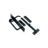 Heavy Suffolk Latch 230mm Epoxy Black Set