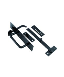 Heavy Suffolk Latch 230mm Epoxy Black Set
