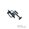 Heavy Suffolk Latch 230mm Epoxy Black Set