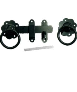 Ring Gate Latch - Plain Ring 150mm Galvorite Silver Set
