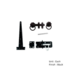 Single Gate Set With Ring Gate Latch, Tee Hinges and Pad Bolt 400mm / 127mm Set