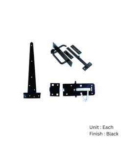 Single Gate Set With Suffolk Latch / Pad Bolt 400mm Set