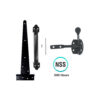 Side Gate Kit With Auto Gate Catch 300mm Set