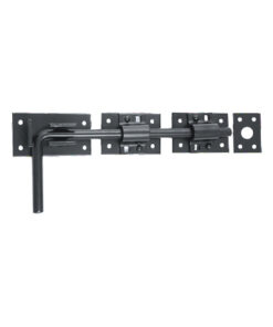 Stainless Steel Garage Door Bolt - Heavy C/W Fixings - Coast Safe 316 Satin Stainless