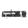 Premium Brenton Padbolt C/W Fixings Ebony Black