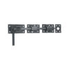 Premium Garage Door Bolt C/W Fixings Ebony Black
