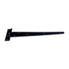 Premium Medium Tee Hinge C/W Fixings 450mm Ebony Black